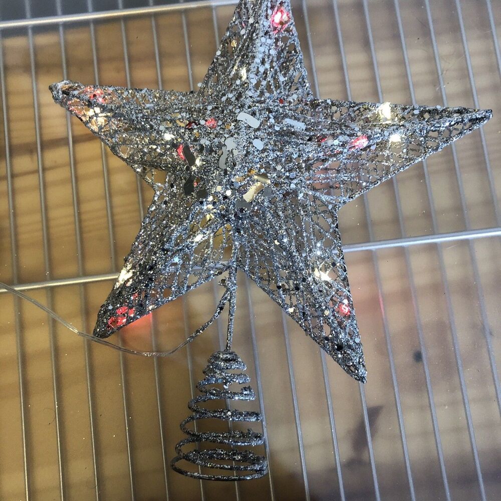 Christmas Star Lights Up And Works Tree Or Table Top
